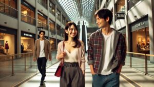 彼氏（夫）以外の男性と浮気デートをする女性