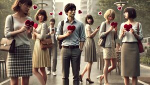 気が多い、惚れやすい男性