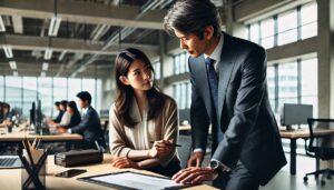 社内恋愛、既婚者の上司に片思いする女性