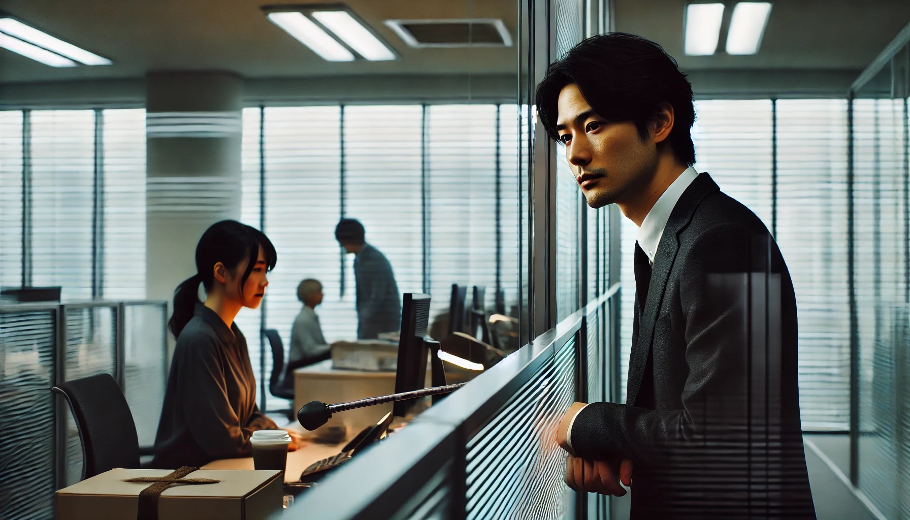 社内恋愛、片思いをする男性、諦めたい気持ち