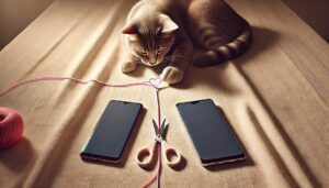 途切れた運命の糸、途絶えた連絡、音信不通、LINE未読