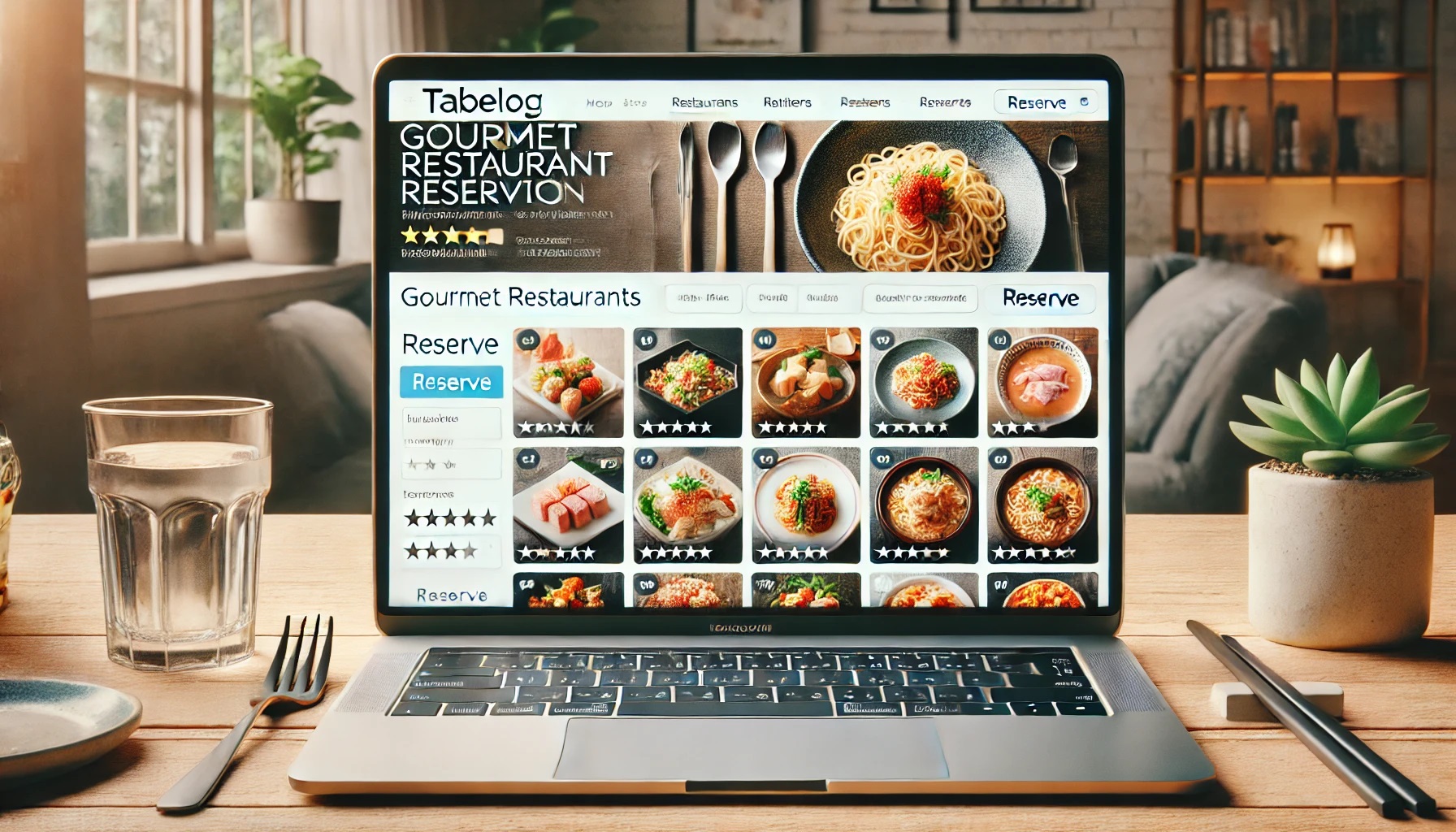 食べログのようなグルメ、レストランの予約サイト
